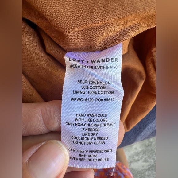 Lost + Wander Crochet Brown Short Size S - Picture 6 of 6